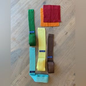 The Tie Bar assorted ties and pocket squares